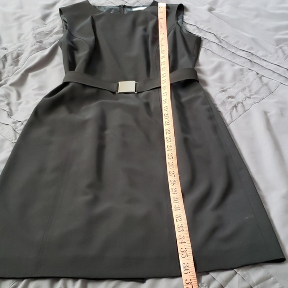 ⭐️HP⭐️ Calvin Klein Black belted dress - Picture 4 of 8